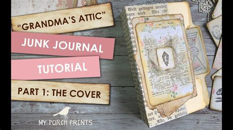 Our 'vintage french junk journal' (jj3) journey continues with new page layouts and easy, fun techniques. Junk Journal Tutorial - Part 1: The Cover - YouTube | Junk journal, Vintage junk journal, Art ...