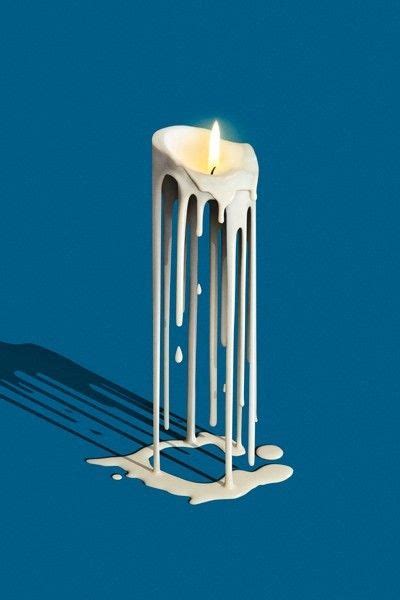 Melted Candles By Toby And Pete Via Behance Candle Art Drawing