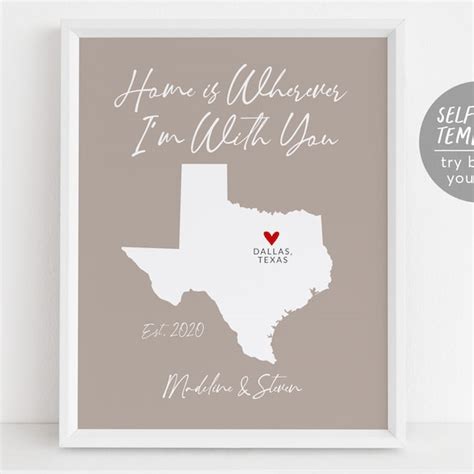 Home Is Wherever Im With You Etsy