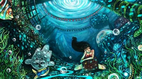 Underwater Cartoon Illustration Via Facebookgleamofdreams