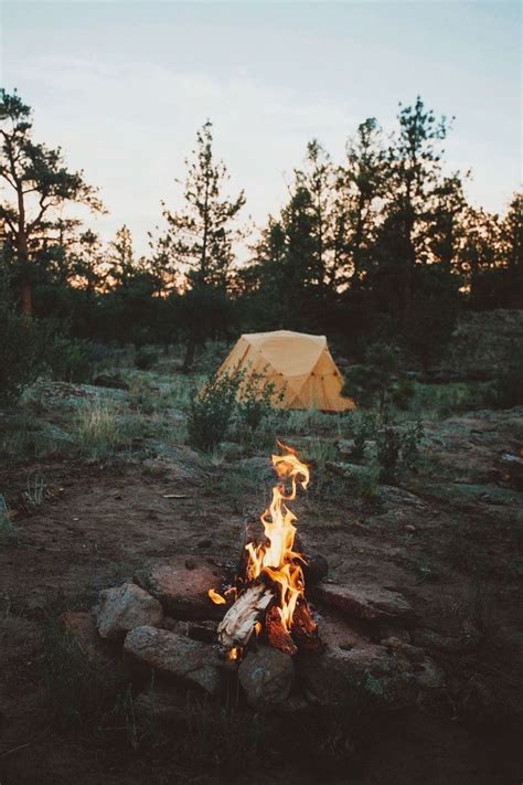 Camping Vibes Camping Photography Camping Aesthetic Fire Photography