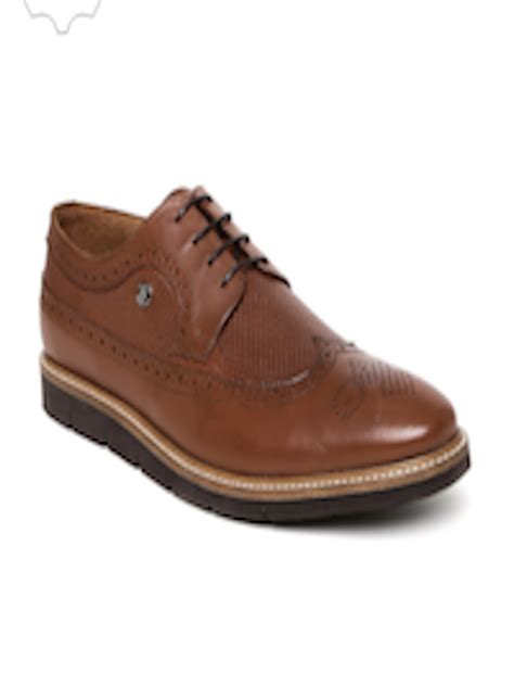 Buy Hush Puppies Men Tan Genuine Leather Brogues Casual Shoes For Men