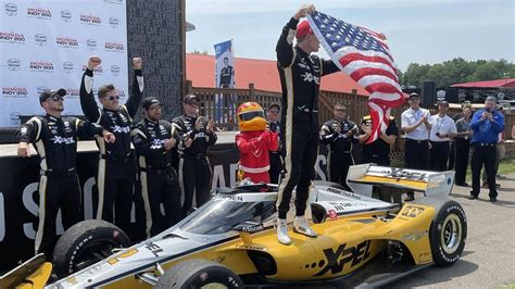 Josef Newgarden Breaks Personalteam Winless Streak With A Patriotic