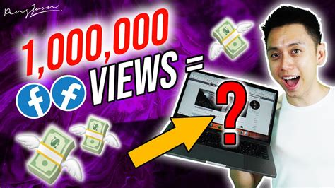 How Much 1 Million Views On Facebook Videos Makes Me Youtube