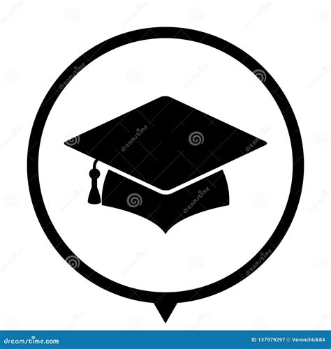 Graduation Cap Icon Isolated On Transparent Background Graduation Hat