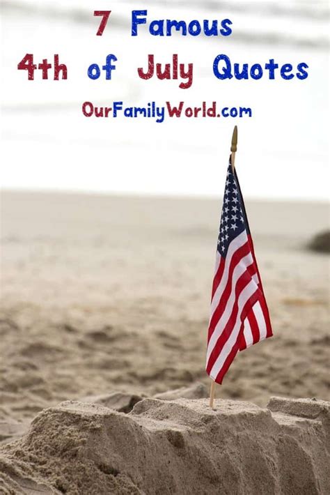 If there are four sons and three of them are named, north, east, and west, then it makes sense that the fourth name could fit the pattern. 7 of the Most Famous 4th of July Quotes in History - Our ...