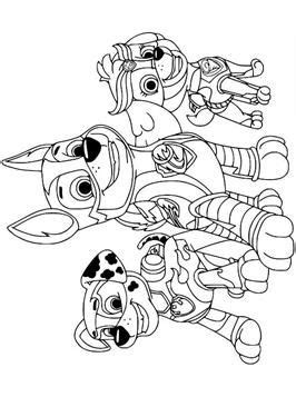 Paw patrol mighty pups skye for girls coloring pages printable and coloring book to print for free. Kids-n-fun | 24 Kleurplaten van Paw Patrol Mighty Pups in ...