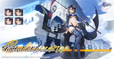 Azur Lane Official On Twitter Finish Line Flagbearer Uss Baltimore Is Changing Into Her New