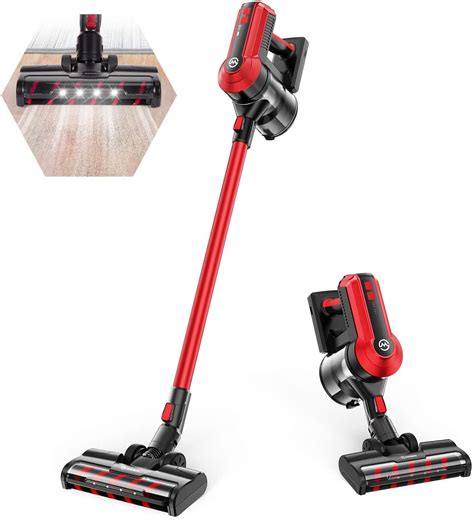 Moosoo K23 Cordless Vacuum 4 In 1 Stick Vacuum With 3 Suction Modes For