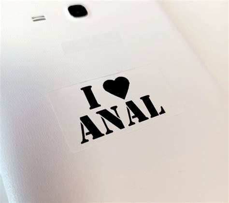 i love anal sticker pack i love anal decal 100 500 pack gag etsy