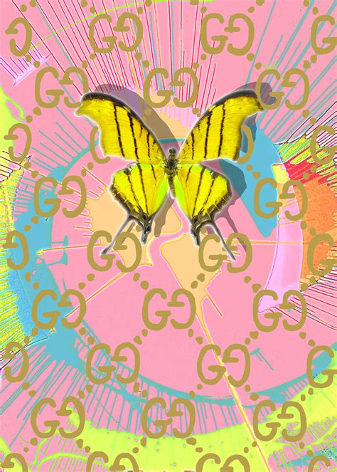 Butterfly With Gucci Graffiti David Stesners Portfolio