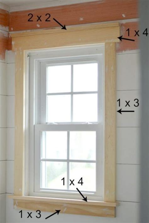 How To Trim A Window Craftsman Style Window Casing Farmhouse Window
