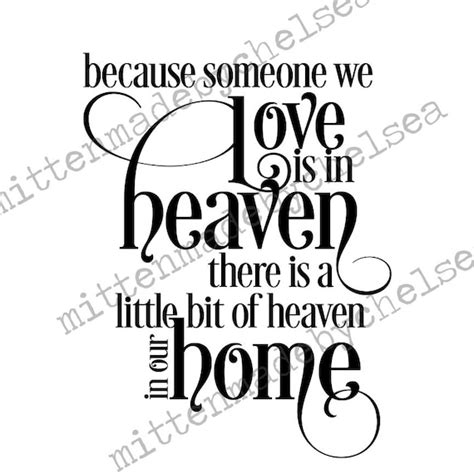 When Someone You Love Is In Heaven Svg - Layered SVG Cut File