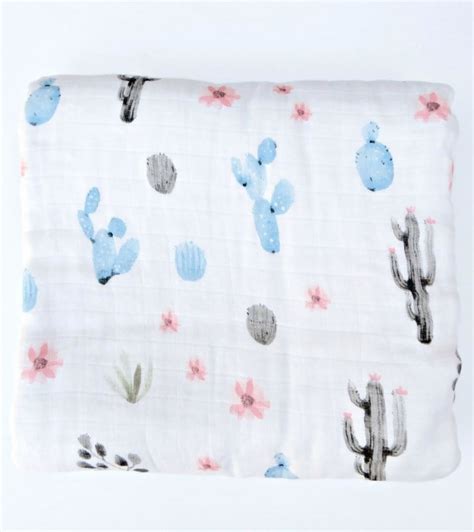 Loulou Lollipop Luxe Muslin Quilt Cactus Floral