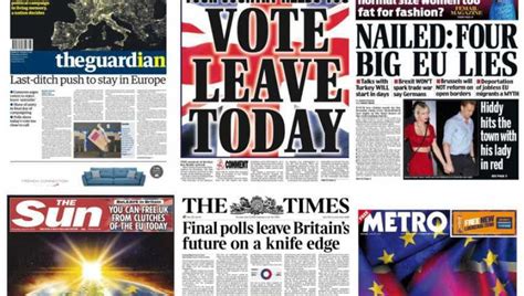 Full coverage of britain's exit from the eu, by @business teams around europe. Dit zeggen de Britse kranten over het 'Brexit'-referendum ...