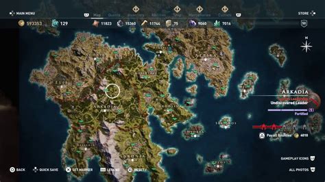Full World Map Locations Assassin S Creed Odyssey | My XXX Hot Girl