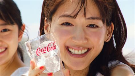 Coca Cola Japan Brings Out Clear Lime Coke With Former Gravure Idol As