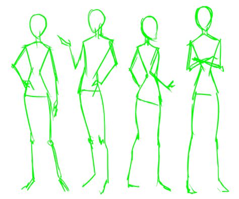 Standing Poses For Drawing At Getdrawings Free Download