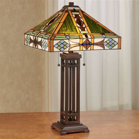Javier Stained Glass Table Lamp