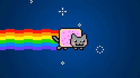 Nyan Cat живые обои на рабочий стол в 4k разрешении