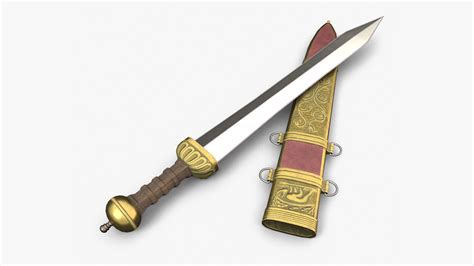 Artstation Roman Sword Centurion Gladius Game Assets