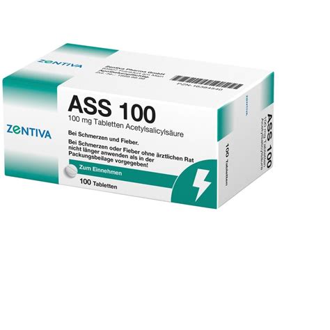 Ass 100 Tabletten 100 St Bei Onfyde Kaufen