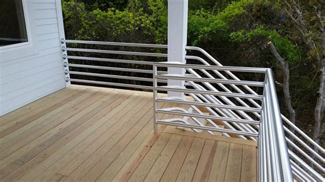 Custom Aluminum Residential Handrails Anodized Aluminum Handrails