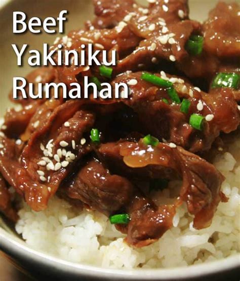 Djuragan daging yoshinoya beef slice daging sapi premium 500 gr. Resep Daging Yakiniku Yoshinoya / Yakiniku Beef Bowl ...