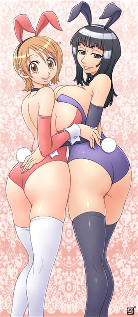Nami And Nico Robin One Piece Drawn By Kenix Danbooru