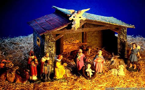 Christmas Nativity Scene Wallpaper ·① Download Free Hd