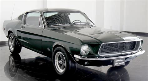 The 1968 mustang bullitt was a highland green 1968 mustang gt fastback used in the 1968 movie bullitt starring steve mcqueen. 1968 Ford Mustang - Fastback 'Bullitt' | Classic Driver Market