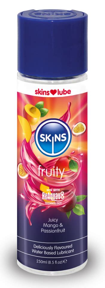 Skins Fruity Lube Juicy Mango And Passionfruit Skins Sexual Health Ltd