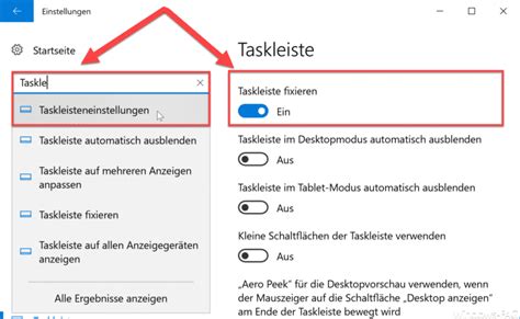 Taskleiste Fixieren Bei Windows 10 Windows Faq