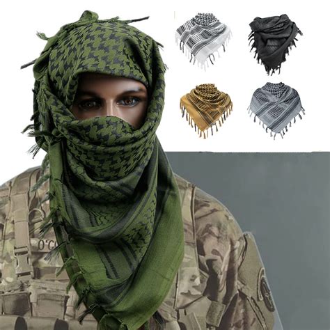 Shemagh Military Army Cotton Heavyweight Arab Tactical Desert Scarf