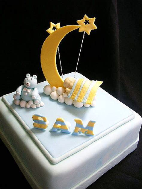 One thing that makes this an easy cake to do is that the decorations on the cake help draw the eyes away from any flaws that you might have on the cake. Sweet dreams Sam... | Cool cake designs, Little boy cakes ...