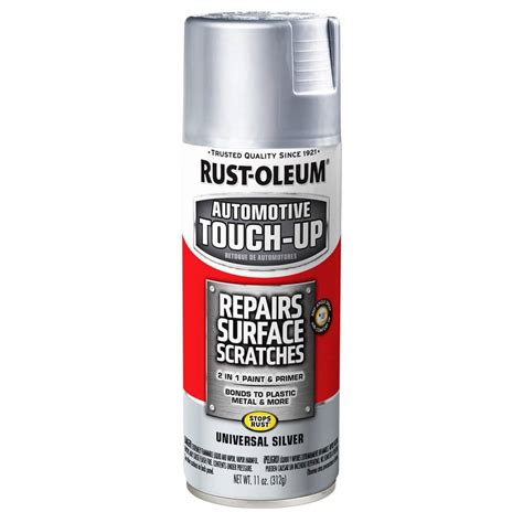 Rust Oleum Automotive 11 Oz Universal Silver Touch Up Spray Paint And