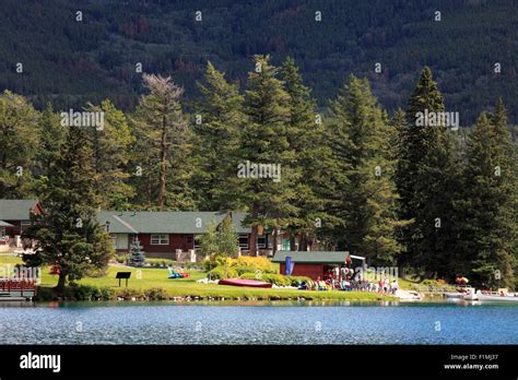 Canada Alberta Jasper National Park Lac Beauvert Jasper Park Lodge