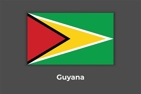 Vector Flag Of Guyana National Flag Of Guyana Vector Art At