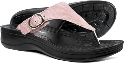 aerothotic comfortable orthopedic arch support flip flops and sandals for women