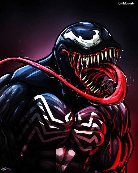Venom Fan Art Marvel Comics By Tomislavartz On Deviantart