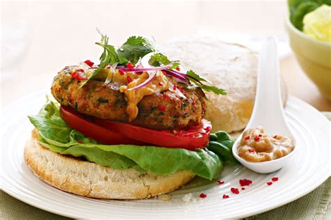 Add taste and health to your food by shopping sauces for chicken from the huge range. Chicken satay burgers - Recipes - delicious.com.au