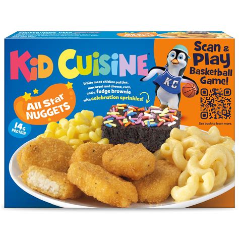 Kid Cuisine Chicken Nuggets Macaroni And Cheese Corn And Brownie Frozen