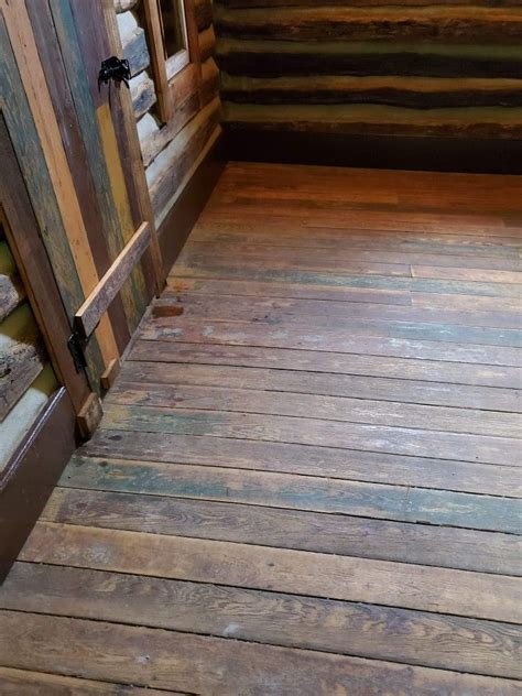 Floor To Cabin We Restored Flooring Hardwood Floors Log Cabin