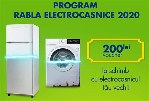 În programul rabla pentru electrocasnice 2021, înscrierile vor debuta pe data de 1 mai a anului curent, iar bugetul va fi de 75 de milioane de lei. Program Rabla Electrocasnice 2021 : Programul Rabla ...