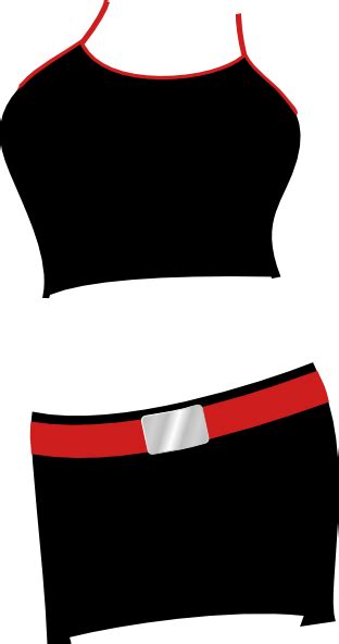 Women Clothing Top And Skirt Clip Art 113533 Free Svg