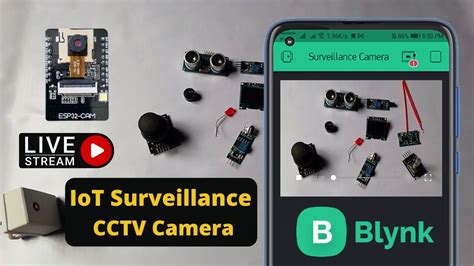 Iot Surveillance Cctv Camera Using Esp32 Cam And Blynk