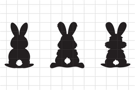 Easter Bunny Svg cut file for Cricut Silhouette, (1209810)