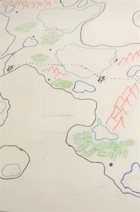 How To Draw Mountains On A Dandd Map Whether Up Close Or Far Away