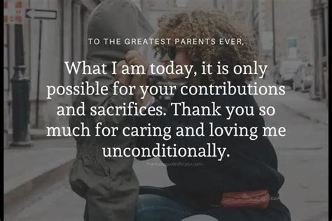 Heartwarming Thank You Quotes For Parents