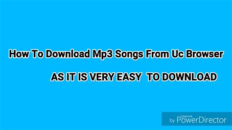 In addition, you can also access an excellent browsing environment with a touch of modernity in handling uc browser is licensed as freeware for pc or laptop with windows 32 bit and 64 bit operating system. How To Download mp3 song's from Uc browser - YouTube
